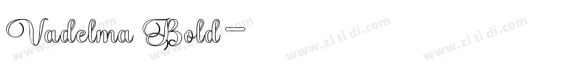 Vadelma Bold字体转换